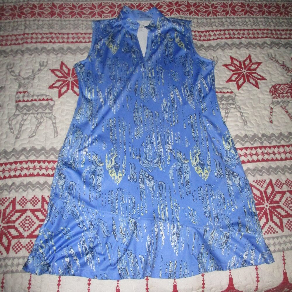EP Pro Women's Sleeveless Paisley Golf Dress L